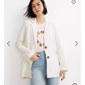 Madewell White Blazer - NWOT